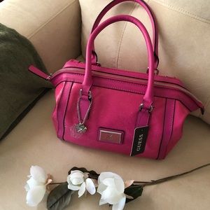 Hot pink Guess shoulder bag! NWT